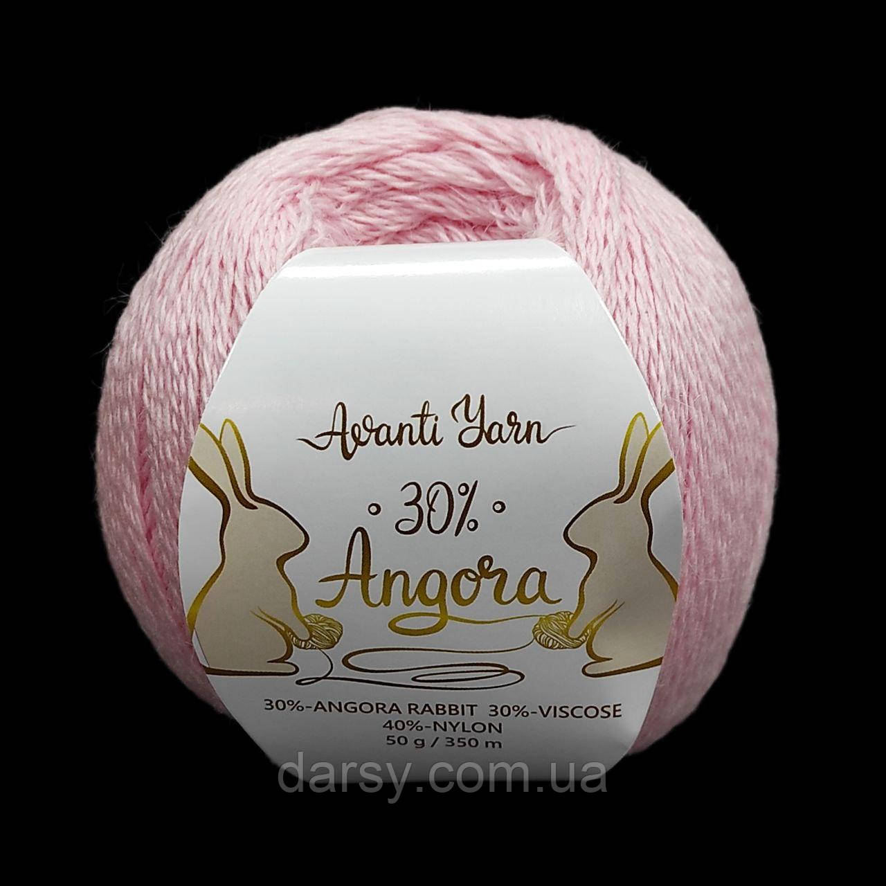 Angora 30% колір №Н15 Рожевий, фото 1
