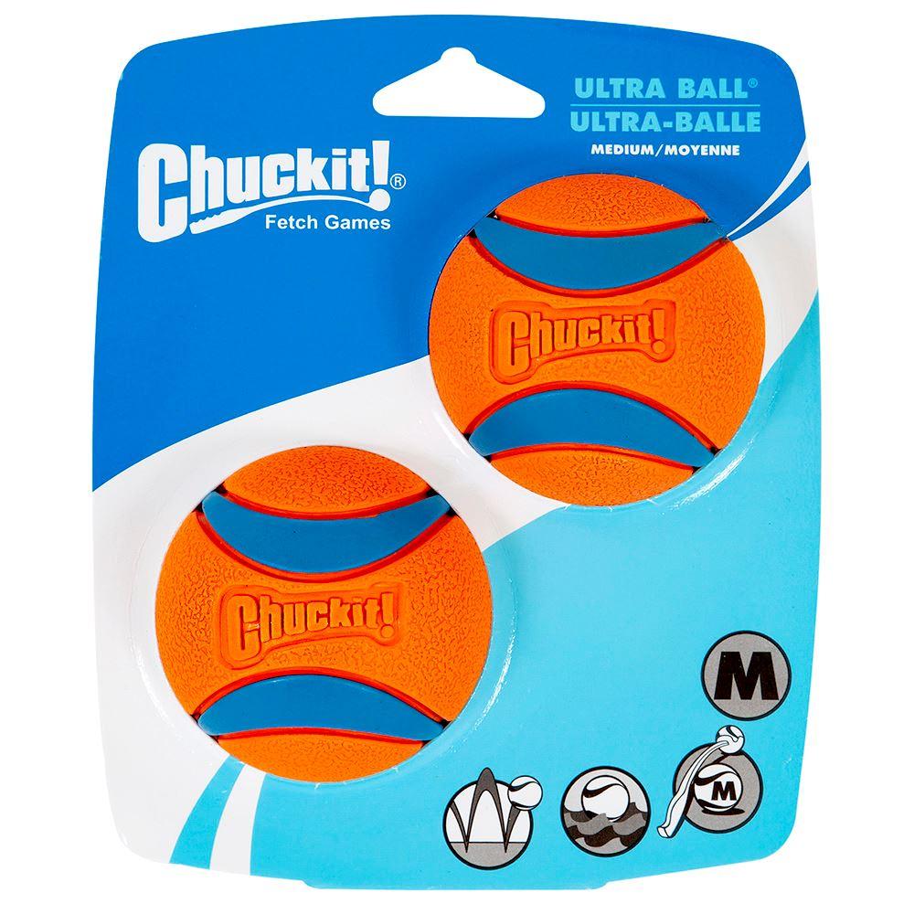 Іграшка Chuckit! ULTRA BALL тенісний м'яч ультра для собак середніх розмірів - M 2 шт., фото 1