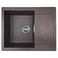 Кухонная мойка из камня 615х495х200 мм Адамант MINIMAL Черный (разные цвета) Коричневый
