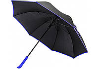 Зонтик трость полуавтомат Optima PROMO NEXT, черно/синяя
