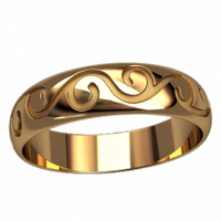 Кольцо золото 585 проба женское 20468-ЗЛ