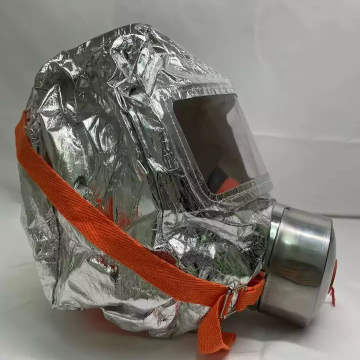 Маска противогаз из алюминиевой фольги, панорамный противогаз Fire mask ...