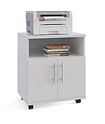 Тумба офісна, стелаж для офісу, етажерка ТОФ-1, колір Білий