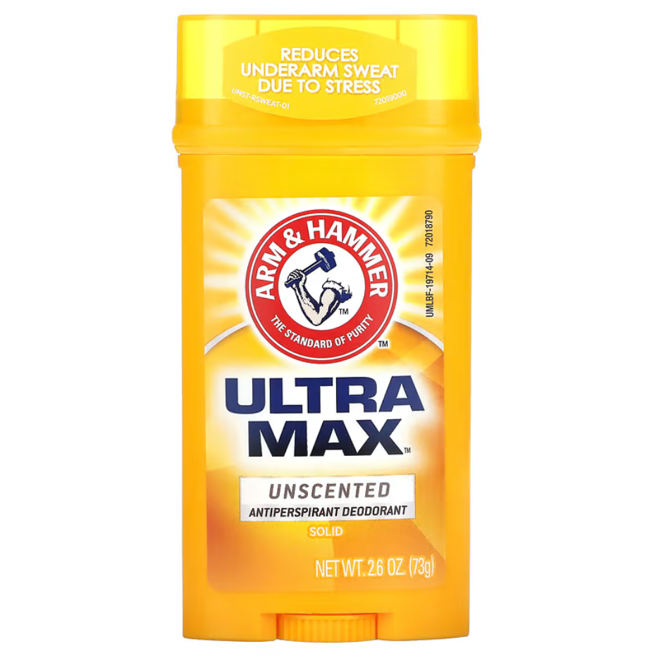 Дезодорант Arm & Hammer UltraMax Solid Antiperspirant Deodorant Unscented 73 г, фото 1