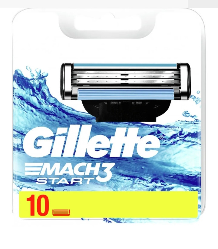 Змінні картриджі для гоління Gillette Mach3 Start 10 шт (ціна за 1шт) - фото 1 - id-p1884545093