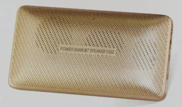 Зовнішній акумулятор Power Bank АС mini speaker BT TG-02 silver