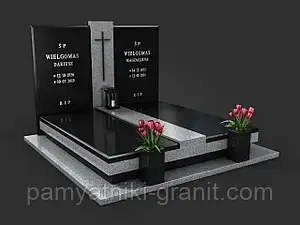Пам’ятки з граніту для двох комбінованих Жітомірів (Образці No453)