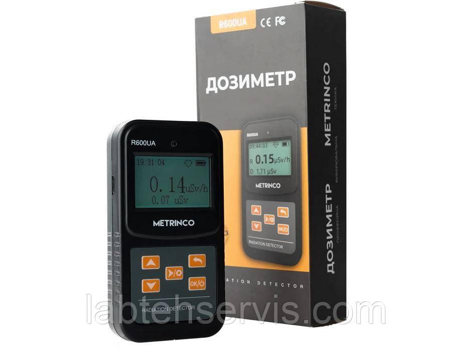 Дозиметр METRINCO R600UA (зі Свідоцтвом про метрологічне калібрування ISO 17025)