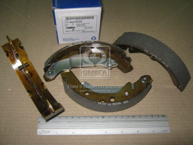 Колодка гальм. барабан. (вир-во GM) 96268686