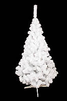 Искусственная елка новогодняя лесная Сказка белая праздничная пушистая 1,5 метра на подставке из экологичного