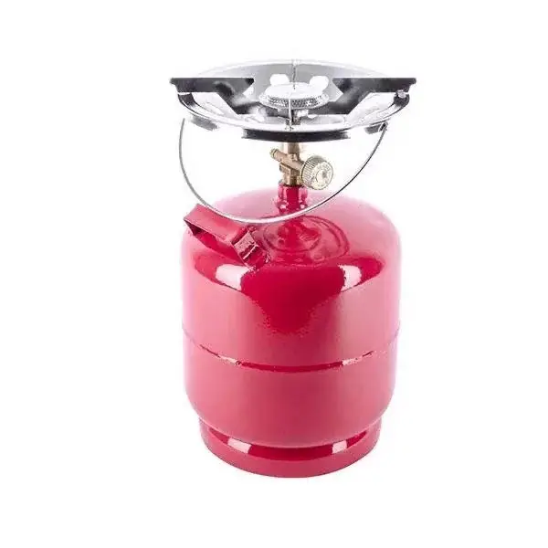 Похідний газовий пальник + балон на 8 л Intertool, фото 1