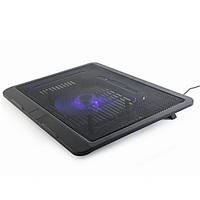 Охлаждающая подставка для ноутбука с подсветкой GEMBIRD NBS-1F15-04 Черный
