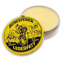 Водоотталкивающая пропитка для обуви 100 ml Hey-Sport Bergsteiger-Lederfett farblos прозрачное универсальное