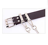 Ремінь NUOYA з люверсами та ланцюжком 03872, фото 4