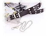 Ремінь NUOYA з люверсами та ланцюжком 03872, фото 8