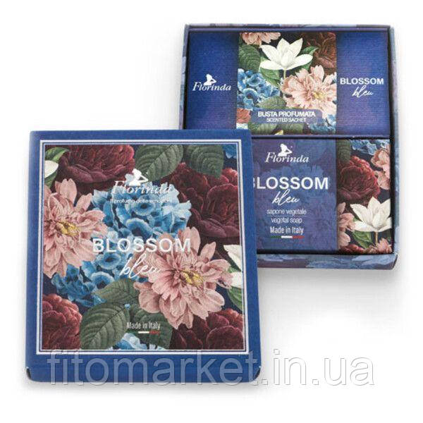 Набір мила Сині квіти 1х200г + 3 аромасаше TM Флорінда / Florinda
