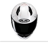 Мотошолом HJC C10 Epik білий, фото 2