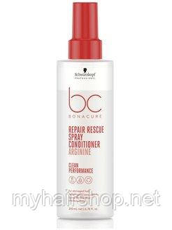 Відновлюючий спрей-кондиціонер SCHWARZKOPF BC Repair Rescue Spray Conditioner 200 мл