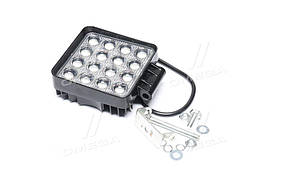Фара LED додаткова GOLD 5D 24V/48W, 16 діод, (квадратна), широкий промінь (TEMPEST) TP 48-5D-C3