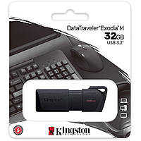 Флешка KINGSTON DataTraveler Exodia M 32Gb USB 3.2 Black/Black