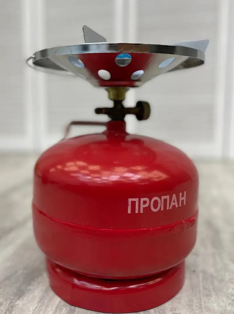 Газовий кемпінговий комплект Пальник та балон 5 л Intertool К1 GS-0005