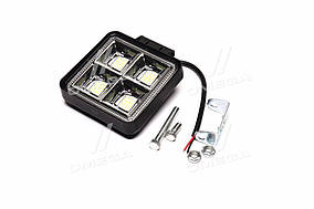 Фара LED квадратна 64W, 10-30V вузький промінь  DK.4SQ.0111