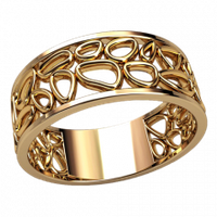 Кольцо золото с фианитами 585 проба женское 20688-ЗЛ