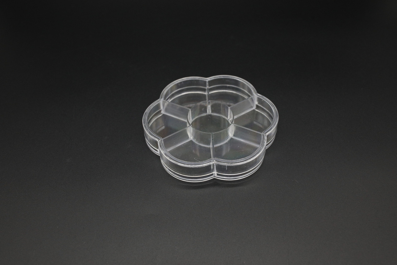 Органайзер пластиковий з кришкою 105х19 мм прозорий, фото 1