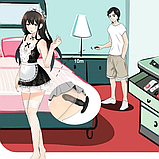 Ребристий вібратор з телескопією на пульті, Анальний пробка вібратор з висування, Вібропробка анальна стимулят, фото 4