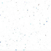 Угловая столешница Эридан (белый кристалл) 900х900мм глянец h-38мм "U" Мебель Сервис