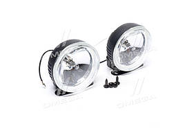 Фари додаткові білі, H3/12V/55W, D=90mm  DK-W266