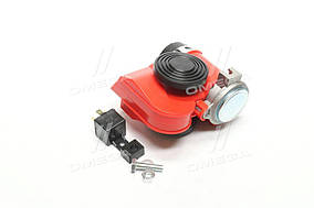 Сигнал равлик Nautilus міні червоний без реле 12V  SL-1045R