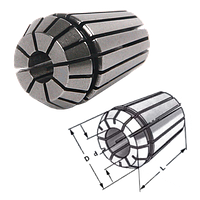 Цанга зажимная ER16 3-2мм a=0.015