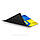 Ігрова поверхня, комп'ютерний килимок, килимок для мишки прапор України 18*22 см, фото 3