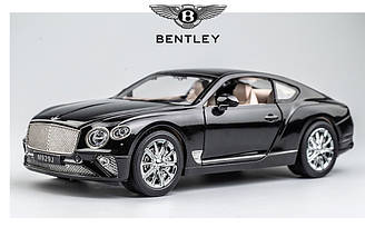 Бентлі Bentley Continental GT колекційна металева модель іграшкова машинка 1:24 чорна