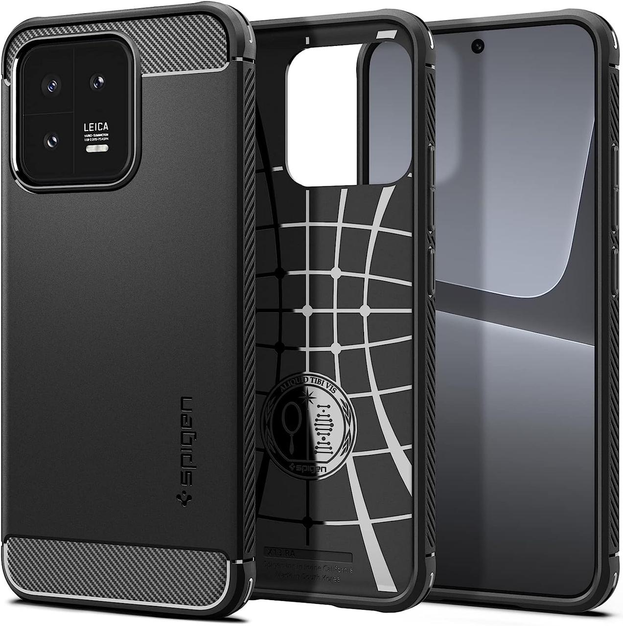 Чохол Spigen для Xiaomi 13 - Rugged Armor, Matte Black (ACS05323)