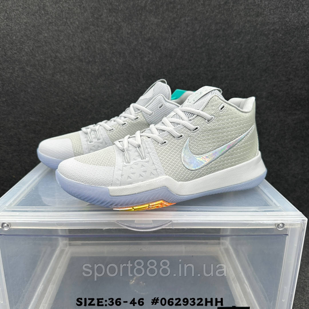 Eur36-46 Nike Kyrie 3 чоловічі  жіночі баскетбольні кросівки, фото 1