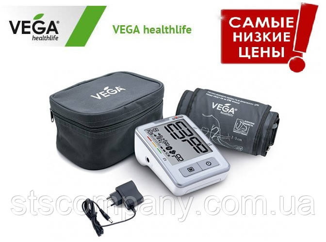Тонометр VEGA va-340 NEW + адаптер + чехол + універсальна манжета 22-42см Аналог Microlife bp a2 classiс