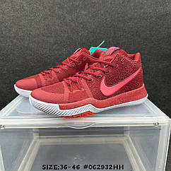 Eur36-46 Nike Kyrie 3 Maroon Hot Punch чоловічі жіночі баскетбольні кросівки