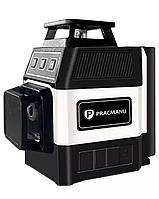Лазерный уровень Pracmanu 3D 12 лучей зеленый луч 360 градусов
