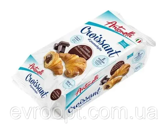 Круасани Antonelli з шоколадною начинкою (5*50) 250 г