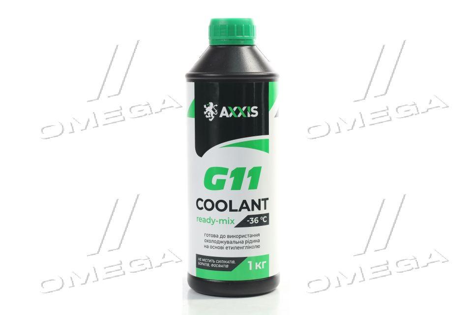Антифриз GREEN G11 Сoolant Ready-Mix -36°C (зеленый) (Канистра 1кг ...
