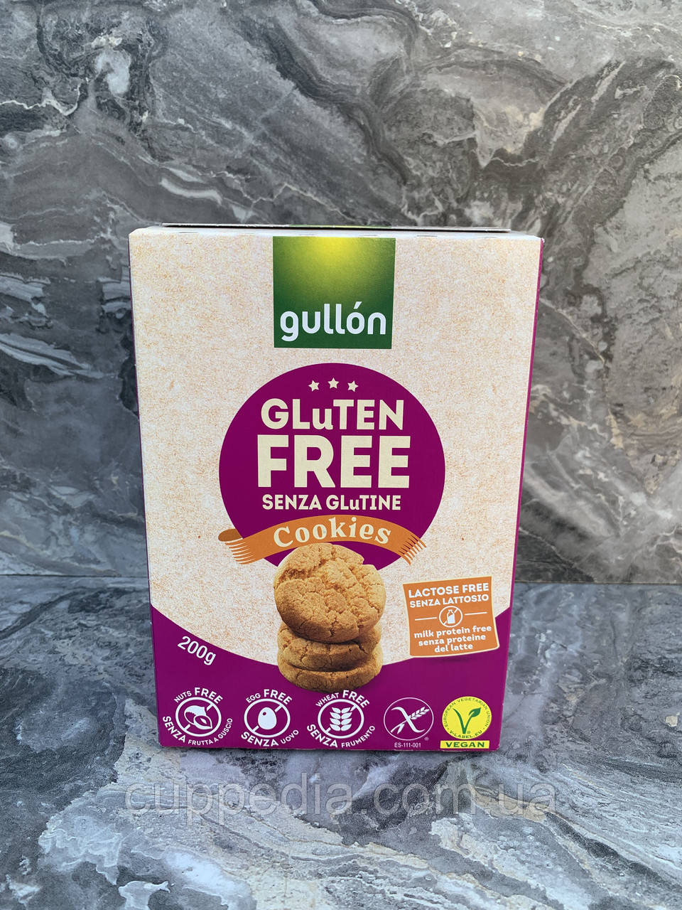 Печиво Gullon Pastas без глютену, без лактози 200 грм