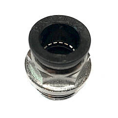 Пневмонипель (12мм пневмотрубка х 20 мм різьба)