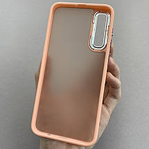 Чохол для Samsung Galaxy A50s матовий з глянцем чохол на телефон самсунг а50с персиковий q6y, фото 2