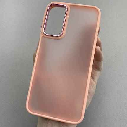 Чохол для Samsung Galaxy A24 4G матовий з глянцем чохол на телефон самсунг а24 4г персиковий q6y, фото 1