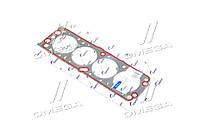 Прокладка головки блока DAEWOO LANOS 1.6, NEXIA 1.5 16V DOHC под ГБО (металл) с герметиком (TEMPEST) TP.961812