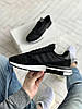 Чоловічі кросівки Adidas ZX 500 RM Black White Адідас ЗХ чорно-білі замшеві весна літо, фото 5