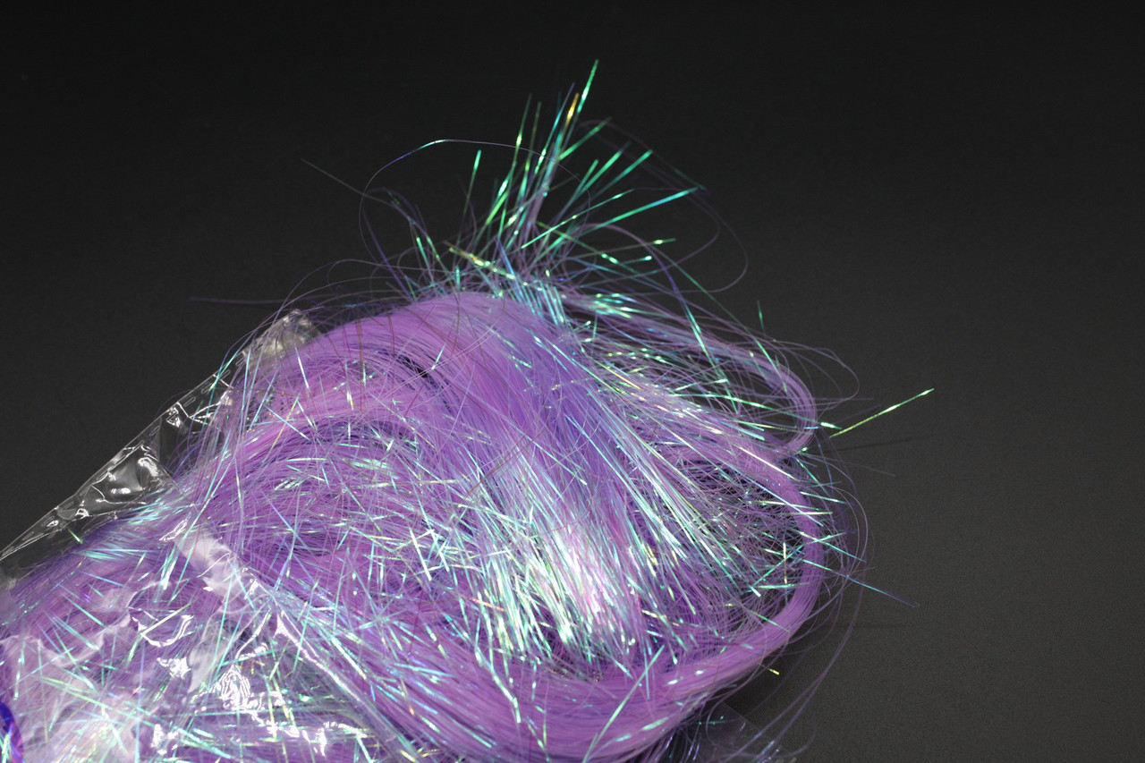 Наповнювач декоративний "Сяюча сізаль". Колір фіолетовий. 30грам, фото 1