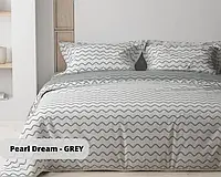 Комплект постільної білизни ТЕП Happy Sleep Pearl Dream - GREY Двоспальний 215х180 см Бавовна